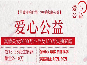 袁州捐卵助孕生子 爱心志愿者招募